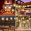 Solar LED Starburst Ball Lights Outdoor Firework Fairy Lights Featuring 8 Modes IP65 Rated Suitable for Yards Christmas Decor
