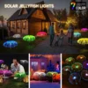 1-10pcs 7Color Changing Outdoor Lamp Solar Jellyfish Lights Waterproof Pathway Lawn Garden Decor Lighting