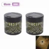 1/4pcs Solar Sunflower Mandala Wall Lantern Outdoor Waterproof Decorative Light for Garden Fence Patio Pathway Night