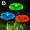1-10pcs 7Color Changing Outdoor Lamp Solar Jellyfish Lights Waterproof Pathway Lawn Garden Decor Lighting