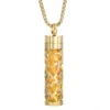 Golden Aromatherapy Necklace Diffuser Pendant Stainless Steel Locket Aroma Perfume Oils Essential Oil Diffuser Pendant Necklace
