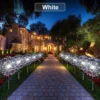 1 Pack Solar Firework Light Outdoor,IP65 Waterproof Solar Garden Flower Lights With 8 Lighting Modes For Outdoor Lighting