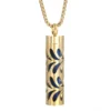 Golden Aromatherapy Necklace Diffuser Pendant Stainless Steel Locket Aroma Perfume Oils Essential Oil Diffuser Pendant Necklace