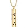 Golden Aromatherapy Necklace Diffuser Pendant Stainless Steel Locket Aroma Perfume Oils Essential Oil Diffuser Pendant Necklace