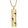 Golden Aromatherapy Necklace Diffuser Pendant Stainless Steel Locket Aroma Perfume Oils Essential Oil Diffuser Pendant Necklace