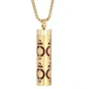 Golden Aromatherapy Necklace Diffuser Pendant Stainless Steel Locket Aroma Perfume Oils Essential Oil Diffuser Pendant Necklace