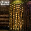 1pc Solar LED Solar Waterfall Light
